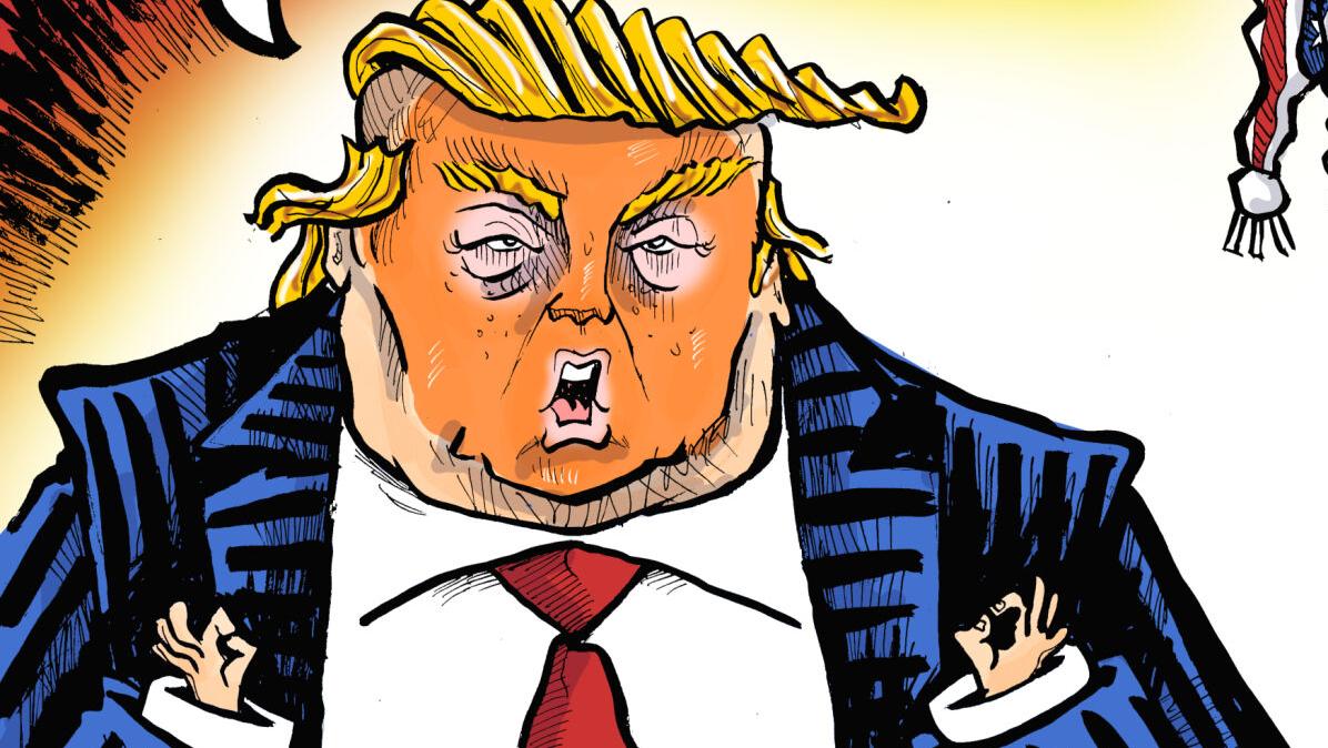 Hands on Wisconsin: Uncle Sam reacts to Donald Trump's victory
